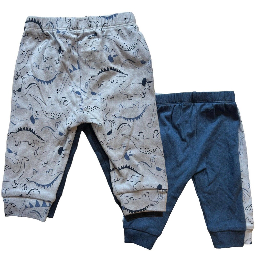 Two Pack Pants Dino Blue First Impressions 3-6 Month New